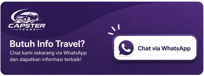 pemesanan Travel Purbalingga Semaranga via whatsapp 0819-1119-0861